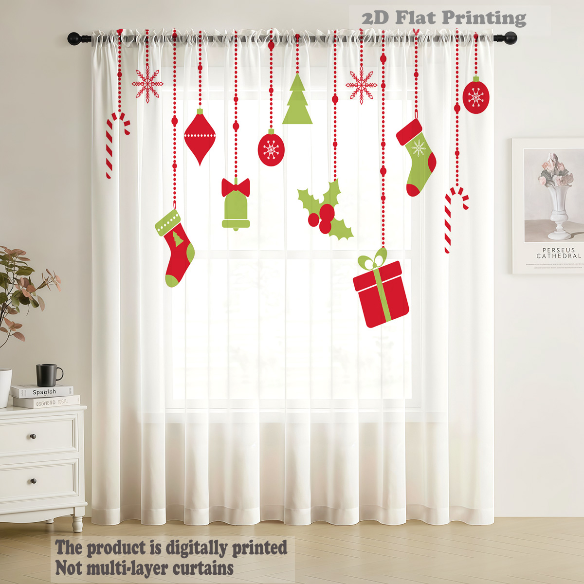 Tirai Jendela Tipis Berbahan V - Curtain Rods ulasan dan harga